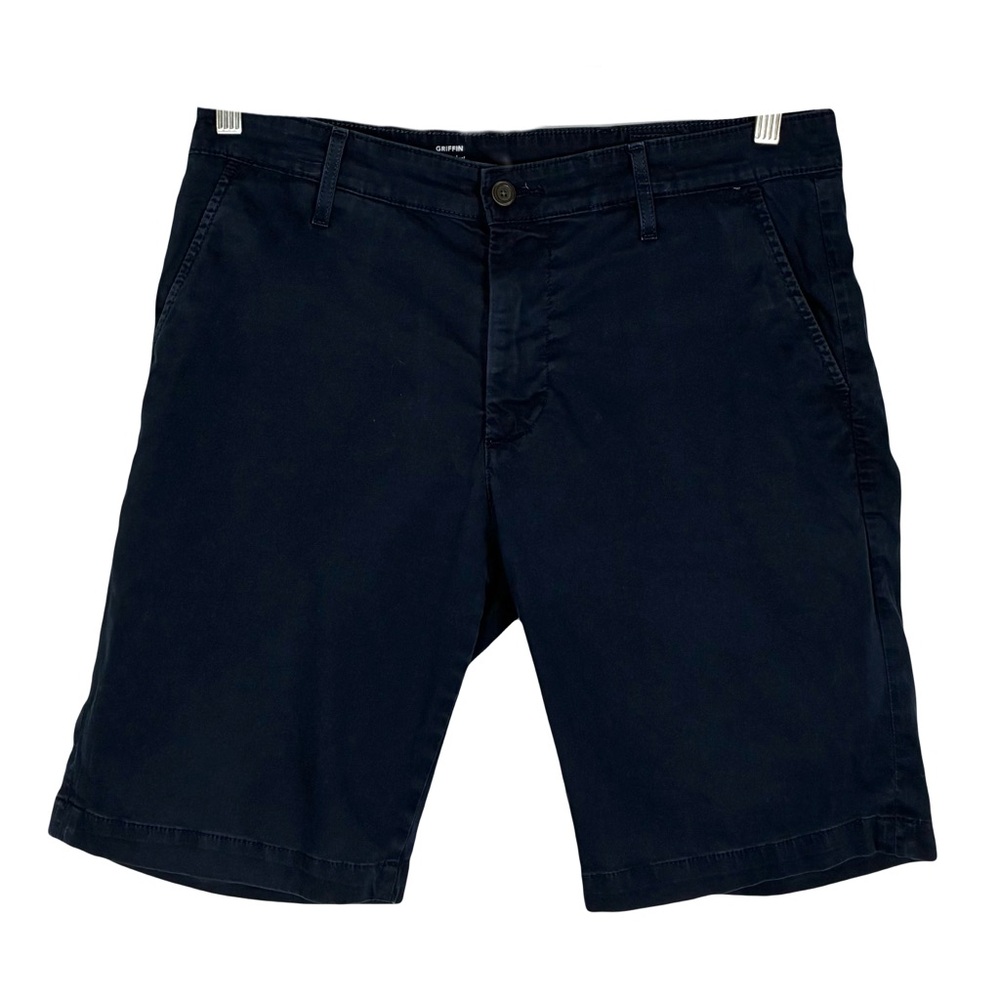 Adriano Goldschmied Navy Griffin Relaxed Shorts Men’s 33 Preppy Casual Golf Work